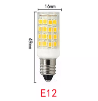 Lumière de base en céramique, bon prix, E11 E12 E14, corps AC110V AC220v 4w e11 ampoule led