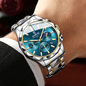 Reloj de Pulsera de Cuarzo Binbond B0380 0380 con Manecillas Luminosas, Resistente al Agua, Correa de Acero Inoxidable, de Lujo para Hombre - Product Image 5