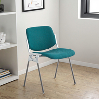 Chaise de bureau vintage minimaliste en bois massif Bauhaus, chaise de salle à manger en fonte, dossier artistique en fer pour meubles de maison, réunion