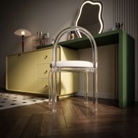 Table de maquillage en forme de L, style nordique de luxe, avec miroir LED tactile, prix de gros, fabrication chinoise, livraison directe du fabricant