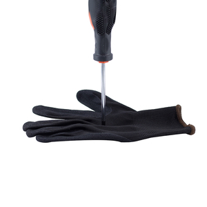 Bán Buôn 13G Đen Polyester Đen <span class=keywords><strong>Latex</strong></span> Cát Kết Thúc Làm Việc An Toàn Công Nghiệp Làm Việc Găng Tay Tráng Công Nghiệp - Product Image 5