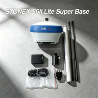 Peralatan Survei GNSS RTK Stonex S6II Lite Profesional, Penerima GPS, Penerima IMU, Berperingkat IP68, Suhu Operasi -30~65
