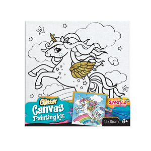 Offre Spéciale bricolage art artisanat toile pour enfants <span class=keywords><strong>peinture</strong></span> par numéro <span class=keywords><strong>licorne</strong></span> pré-imprimé acrylique encadré toile <span class=keywords><strong>peinture</strong></span> kit pour enfants - Product Image 1