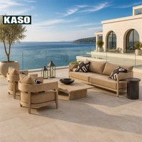 Nouvelle Tendance : Ensemble de Mobilier de Jardin Modulaire en Teck de Luxe, Design Moderne, Étanche et Durable