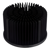100W Chipset Disipador Pre-drilled CNC Machining Mini Flexible LED Bulb Heatsink Aluminium Anodized Bersertifikasi RoHS ISO9001 Garansi 3 Tahun