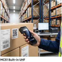 Vente Flash : Lecteur RFID robuste Chainway MC51 Android 14 avec UHF intégré, écran 6 pouces, IP67, scanner de codes-barres 2D et NFC – En stock