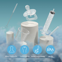 Sucette Médicament Bébé en Silicone de Type Seringue 10 ml Kit d'Alimentation Bébé