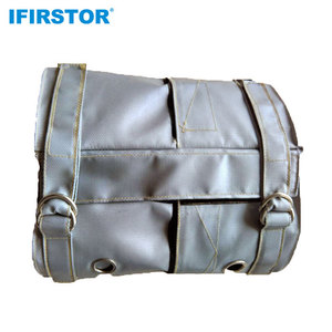 Einfach zu Installieren und zu Entfernen Glasfasergewebe Hitzebeständig Feuerfest Flexibler Silikon-Glasfaserstoff Isoliermantel - Product Image 6