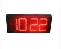 Цифровые часы большой дисплей СИД 6 цифр 6 дюймов 8 дюймов 7-сегментный светодиодный дисплей для количество светодиодные часы