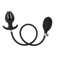 Plug anal gonflable modèle XY-738 en forme de fleur, 100 % étanche, en silicone liquide pour usage extérieur, boule d'expansion pour homme