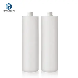 1L 1 리터 맞춤형 대형 1000ml 세제 플랫 숄더 병 트리거 펌프 플라스틱 병 내구성 HDPE