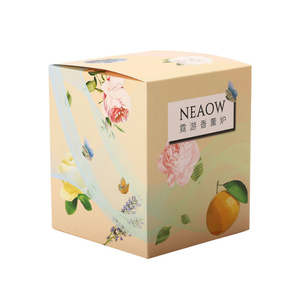 High Quality Custom Luxury Empty Paper Candle Packaging Boxes With Logo