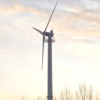 Générateur d'éolienne à axe horizontal à aimant permanent à haute efficacité contrôlé électriquement à grande échelle 500KW