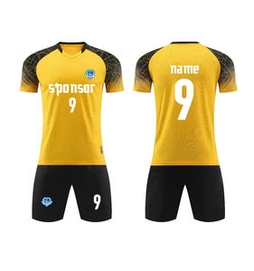 定制男式成人足球训练球衣比赛服短袖速干吸湿排汗含运动服 - Product Image 2