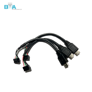 Micro-USB-B-Stecker auf 2,0mm 5-Pin-Kabelbaum 95MM/0,31ft UL2725 28AWG für Industrielle Daten- und Stromverbindungen - Product Image 1