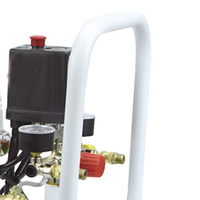Compresseur d'air d'essence de gonfleur de pneu portatif industriel élevé du piston 1.8KW 2.5HP