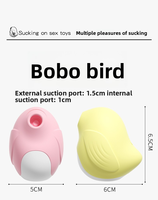 Vibrateur de stimulation clitoridienne Bobo Bird pour femme, 10 vitesses, à succion, rechargeable par USB, jouet sexuel vibrant pour femmes