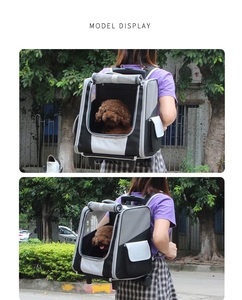 Airline Approved Mesh Breathable Travel Roll Trolley Dog Cat <strong>Backpack</strong> <strong>Wheels</strong> Pet Carrier With <strong>Wheels</strong> - Product Image 4