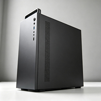 Boîtier PC Tour Mini Meway H2 Prix Usine MicroATX ITX Poignée GPU Longue 3.5HDD 2 Ventilateurs Châssis Gaming DIY Verre Trempé En Stock