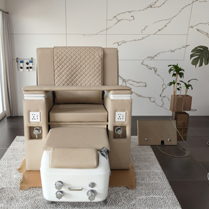 Ensemble de pédicure de luxe : Fauteuil et cuvette assortis, siège ergonomique, remplace le fauteuil de pédicure à anneau pneumatique - Product Image 1