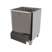 Chauffage de sauna sec au design moderne pour hôtel en acier inoxydable avec panneau de commande d'ordinateur pour hammam-Harvia