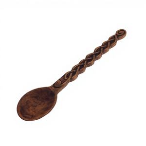 Cuchara de Té de Madera Ecológica Hecha a Mano, Cuchara para Café/Azúcar, Apta para Lavavajillas, Diseño Moderno, Utensilio de Cocina Natural Reutilizable - Product Image 1