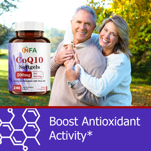 Low OEM Custom Wholesale CoQ10 Softgels with 200mg Per Serving Boost Antioxidant Activity Supports Energy Production Softgels - Product Image 3