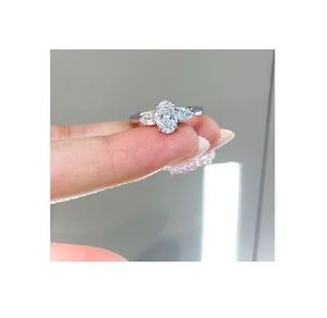 Anillos de Boda de Platino PT950 con Diamantes Cultivados en Laboratorio, Elegantes Anillos, Joyería Ecológica al por Mayor, MOQ 2 Piezas con Certificación IGI - Product Image 1