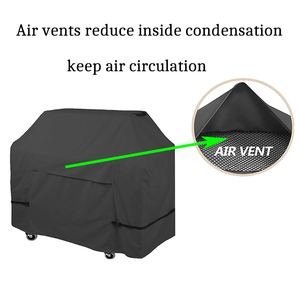 重型防水600D聚酯烧烤罩著名燃气烤架防水户外露台烧烤罩 - Product Image 3