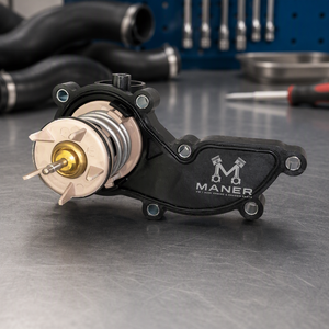 เทอร์โมสตัทน้ำหล่อเย็นเครื่องยนต์ MANER รุ่น 06E121111AL 06E121111AD สำหรับ Audi A4 A5 A6 A7 A8 Q5 Q7 เครื่องยนต์ 3.0T อะไหล่ทดแทนระบบระบายความร้อน - Product Image 3