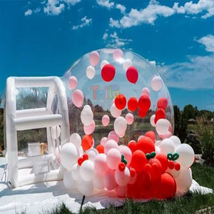 Dôme géant transparent en bâche PVC, tente <span class=keywords><strong>bulle</strong></span> igloo, installation facile pour les fêtes d'enfants - Product Image 3