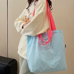Korean Style Oxford Cloth Tote Bag Vertical Square Portable Everyday Outfits Shoulder Bag For Work Commuting Shopping - Product Image 1