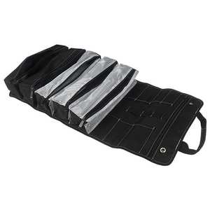 Sac de rangement pour outils portable multi-poches avec logo personnalisé, sac de rangement pour outils enroulable, sacs à outils suspendus, poches en PVC transparent, mini sac à outils - Product Image 5