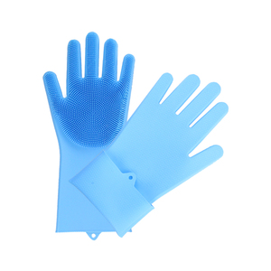 Gant de lavage de vaisselle en silicone écologique imperméable de haute qualité pour la maison et la cuisine - Product Image 3