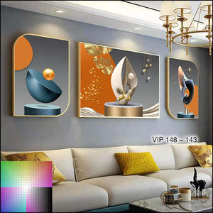 Stile moderno astratto in porcellana di cristallo geometrico decorazione per la casa <span class=keywords><strong>pittura</strong></span> a olio stampa arte della parete per la <span class=keywords><strong>pittura</strong></span> del soggiorno - Product Image 2