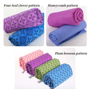 Couverture de yoga en microfibre douce super absorbante, tapis de yoga chaud antidérapant avec points de maintien pour le Pilates, la remise en forme et l'entraînement - Product Image 3