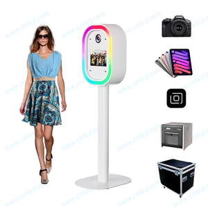 Chaîne d'approvisionnement mondiale <span class=keywords><strong>photobooth</strong></span> Shell Ovale Faceplate Photo Booth avec lumières led pour <span class=keywords><strong>mariage</strong></span> <span class=keywords><strong>photobooth</strong></span> avec flight case - Product Image 5