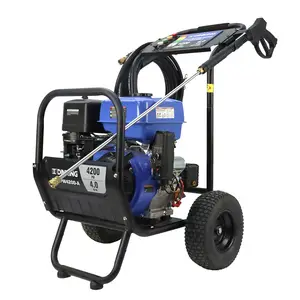 Dinking 4200Psi Easy Moving Washer 15Lpm Powerful Gasoline Durable High Pressure Washer For Paint Coating Removal