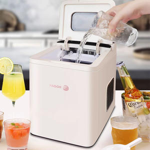 เครื่องทำน้ำแข็งอัจฉริยะ 4 ลิตร ควบคุมด้วยระบบสัมผัส สำหรับหอพักและใช้ในบ้าน สีขาว พลาสติก รุ่นไฟฟ้า FG K005W - Product Image 4