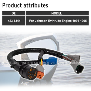 Жгут электропроводки двигателя 423-6344 для подвесных моторов Johnson Evinrude 1976-1995 гг. – Качественный и долговечный морской электрический кабельный узел - Product Image 3