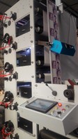 Nouvelle machine d'impression flexographique semi-automatique Zhenbang 4 couleurs pour étiquettes, structure empilable, découpe en ligne, imprimante de tubes en papier certifiée CE