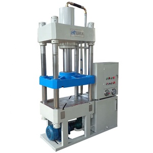 <span class=keywords><strong>Presse</strong></span> hydraulique multifonctionnelle à quatre colonnes et trois poutres de 50 tonnes avec système servo, réservoir sous pression, commande PLC, marque Hairun - Product Image 1