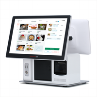 Système de point de vente (PDV) de bureau Android 13 avec écran tactile de 15,6 pouces, certifié CE et FCC, de qualité professionnelle, processeur i5, pour commerces de détail et salons.