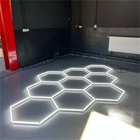 Lumière de tunnel hexagonale blanche personnalisée à LED pour entrepôt et bureau, CRI élevé 80 540W
