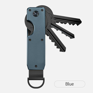 Fashion daily aluminum ultrathin <strong>key</strong> <strong>holder</strong>,With screw and gift box <strong>key</strong> <strong>chain</strong>,Portable <strong>compact</strong> pocket foldable <strong>Key</strong> card clip - Product Image 2