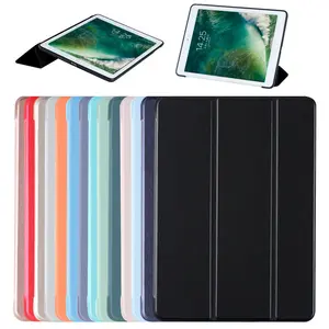 Couverture intelligente en cuir PU à trois volets pour iPad Mini 4 Mini 5 7.9 pouces tablettes étui de fonction de réveil et de sommeil avec porte-crayon fente pour stylo