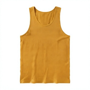 Camisetas sin Mangas Casuales de Algodón 100% para Hombre con Logotipo Personalizado en la Parte Delantera - Proveedor OEM de Marca Privada al por Mayor - Product Image 1
