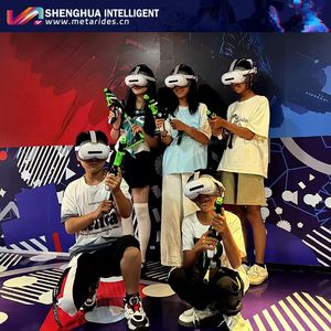 VR Arena miễn phí chuyển vùng trong nhà thực tế ảo mô phỏng nền tảng thiết lập nhôm sợi thủy tinh thép Arcade Trò chơi bắn súng máy - Product Image 2