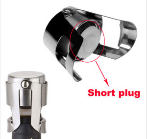 Premium acier inoxydable argent pétillant bouteille économiseur <span class=keywords><strong>bouchon</strong></span> Air serré liège scellant Silicone fermeture étanchéité Champagne <span class=keywords><strong>bouchon</strong></span> - Product Image 5