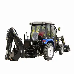 CP404 Guter Zustand Heißer Verkauf Kleiner Garten 4x4 kompakter Jual Bagger lader bekas Minitr aktor mit Bagger lader und Frontlader